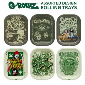 G-ROLLZ | Cheech & Chong™ Mix Small Tray 5.5 x 7" - 6ct Pack [CC3300-PK]